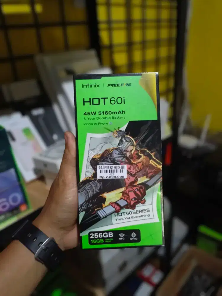 INFINIX HOT 60I 16/256GB 'ATLANTIS DAHSYAT