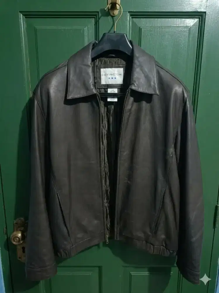 Jaket kulit asli domba