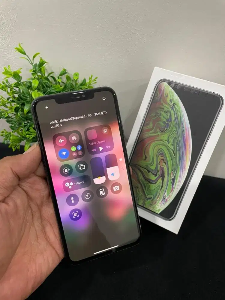 IPhone XS Max 256GB Dual On Gray mulus Fullset BH 85% 3Utool 98 Perman