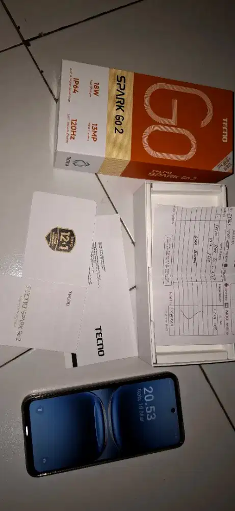 HP Tecno Spark go 2 second