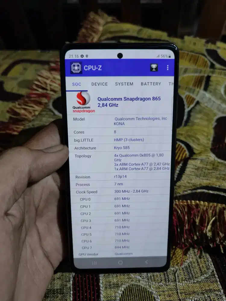 Samsung S20 FE snapdragon 8/128gb mulus segel langka