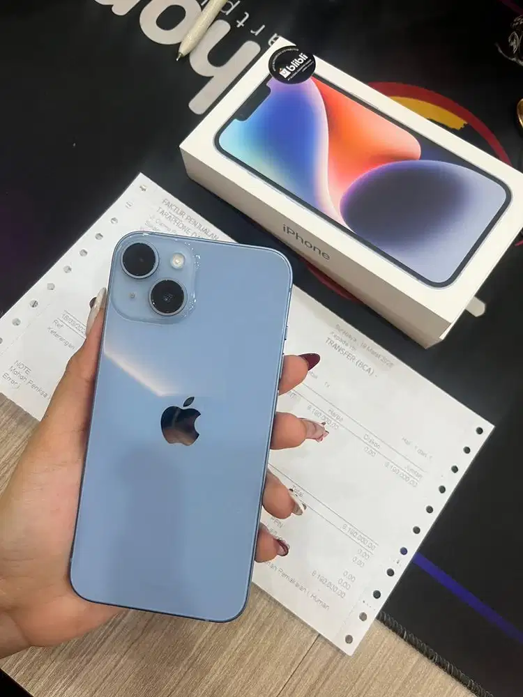 Iphone 14 blue new