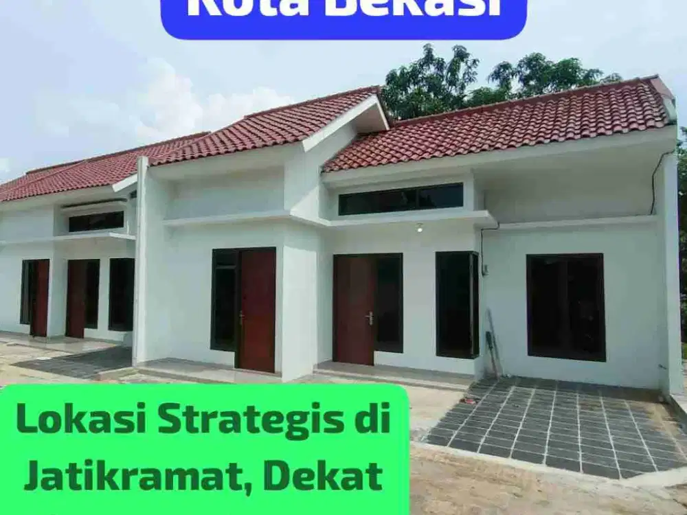 Rumah Murah Dekat Stasiun LRT Cikunir Dan Pintu Tol Jatibening Bekasi | WA 0812-9359-8063