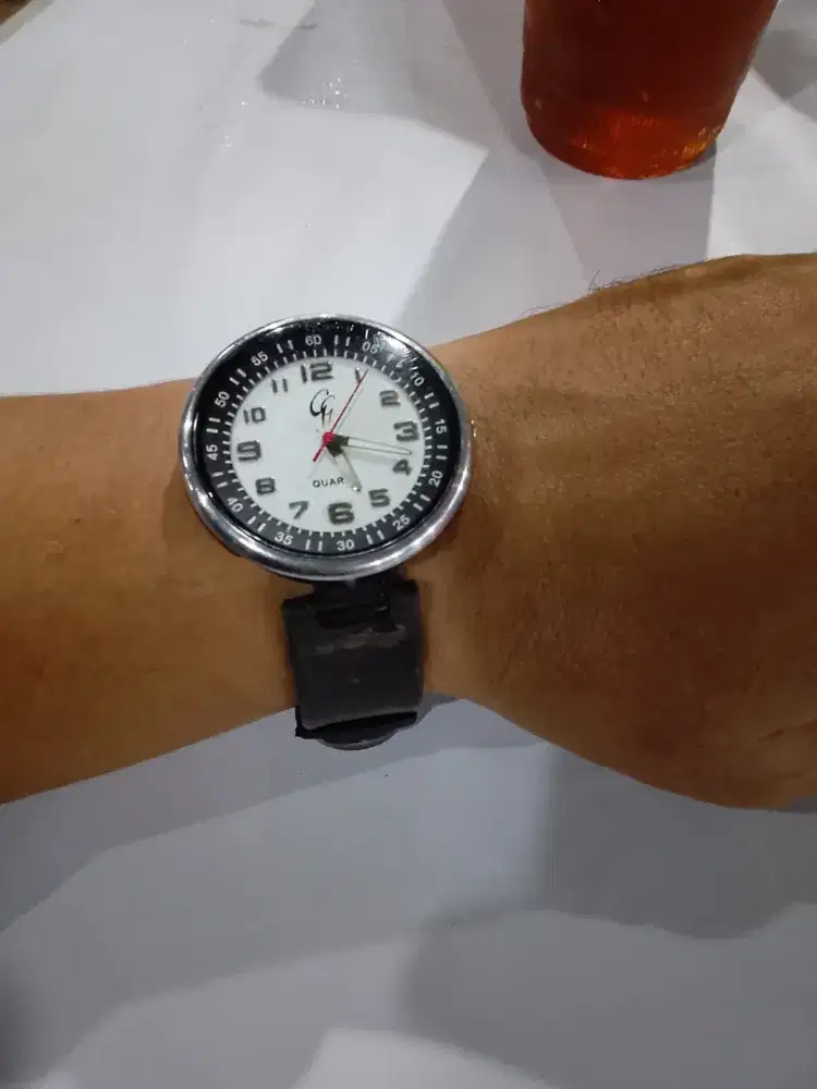 Jam tangan klasic tali kulit asli