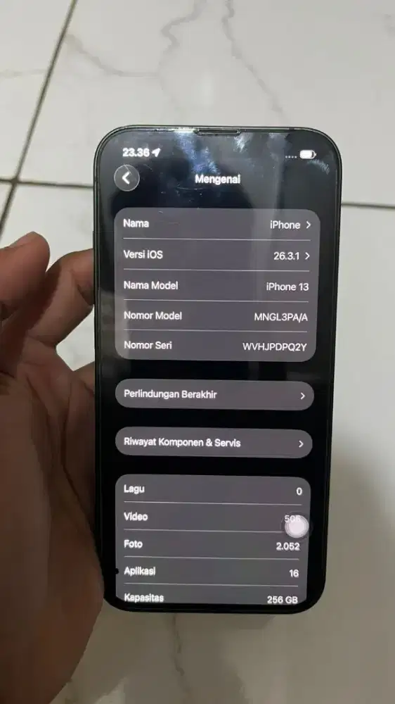 Iphone 13 256gb Ibox Warna Green Kelengkapan HP dan Charger