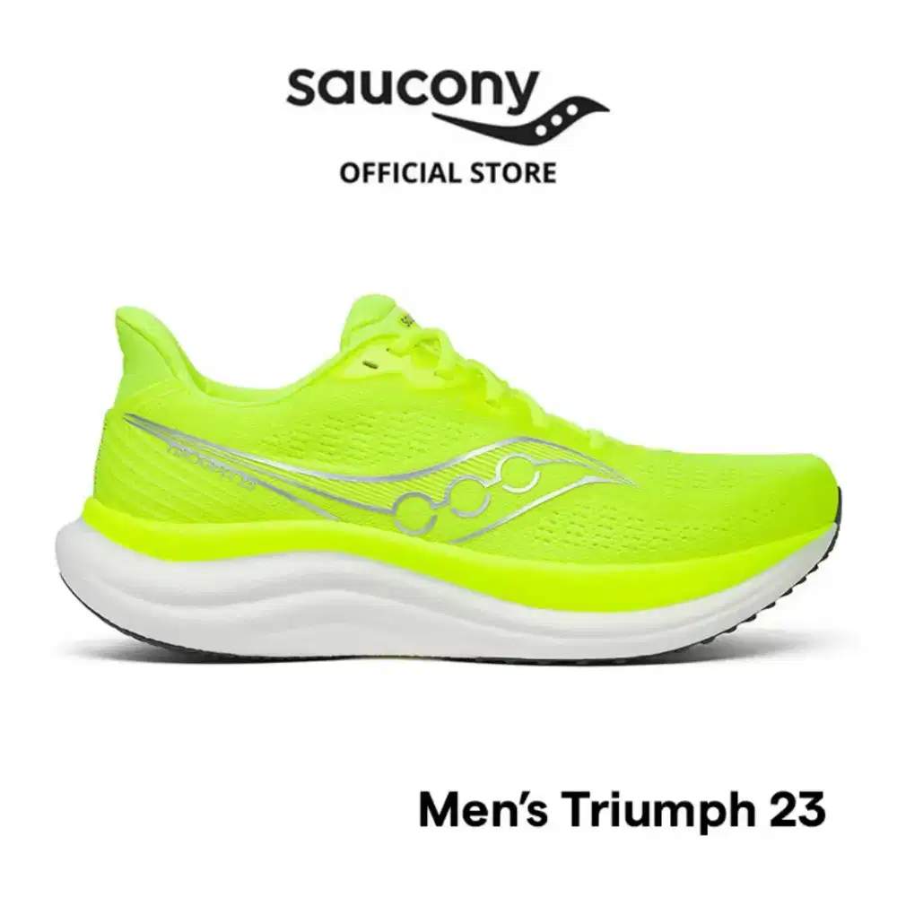 Saucony Triumph 23 Hijau Stabilo no Nike Asics Adidas Reebok Nineten