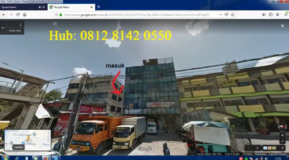 jual ruko tanah abang