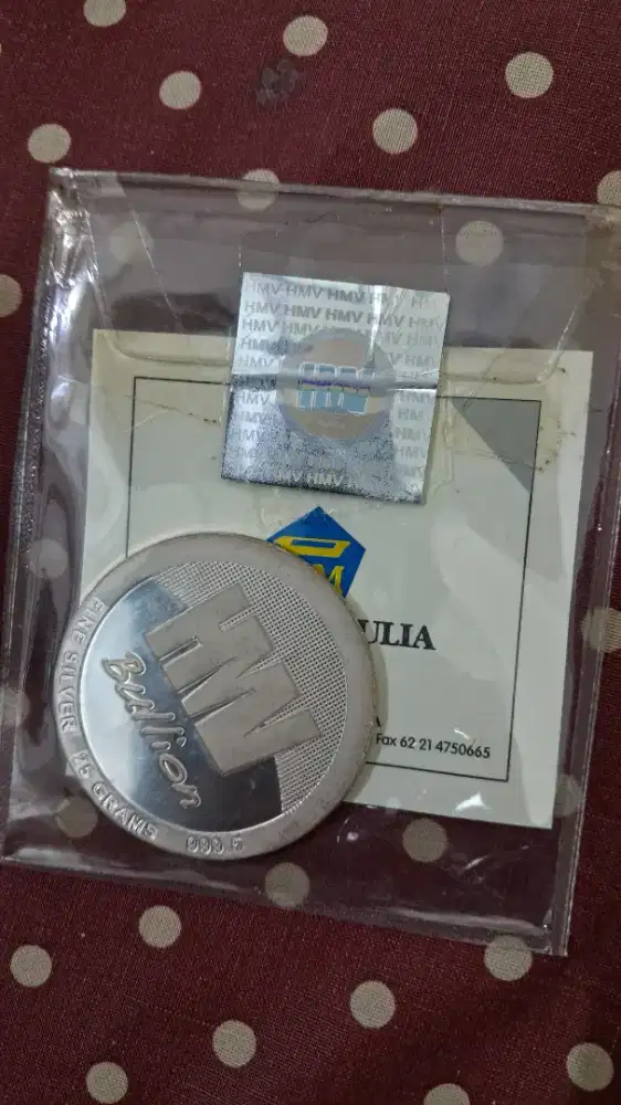 silver bullion coin HMV