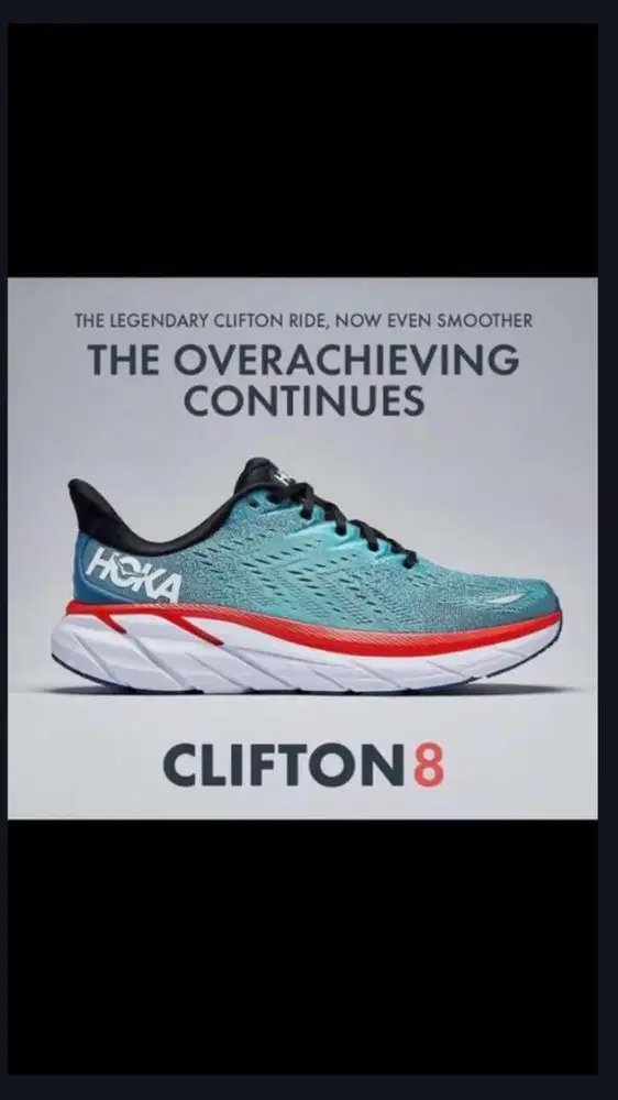 Brand new sepatu Hoka clifton 8