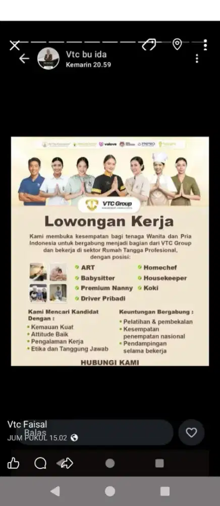 Loker Kerja VTC Grub