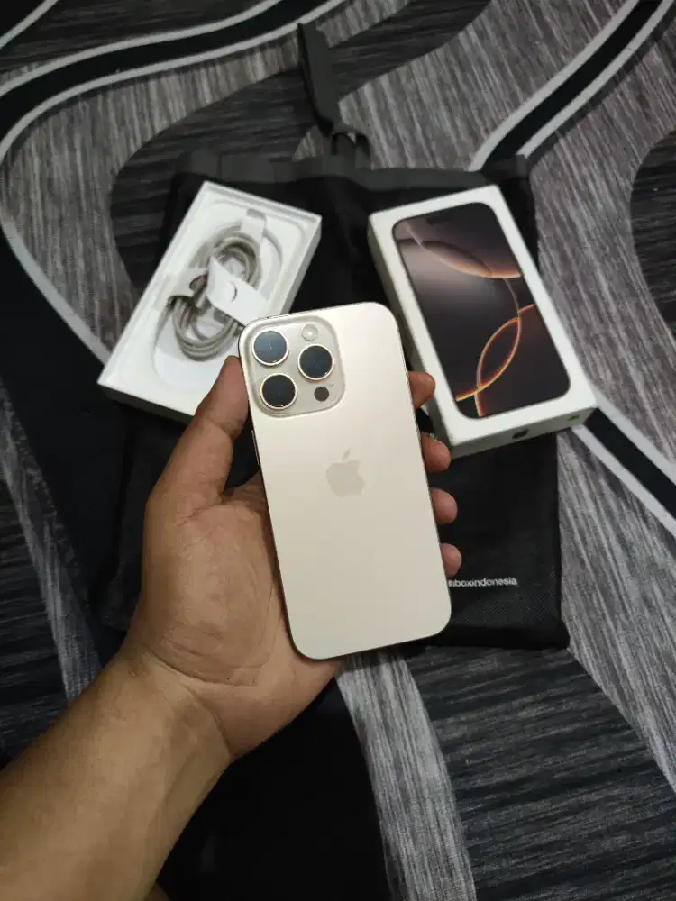 Iphone 16 pro 128gb ibox garansi on fullset mulus