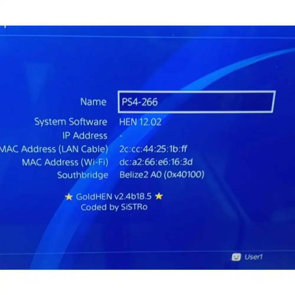 Pasang software PS4 12.02 kebawah