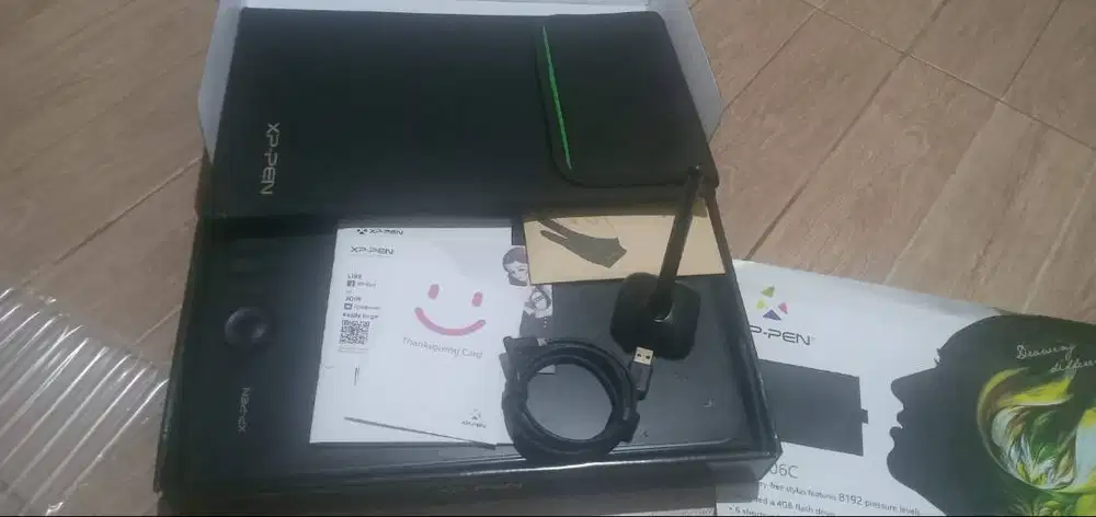 Full Set XP-Pen Star 06C - Mulus + Bonus Softcase