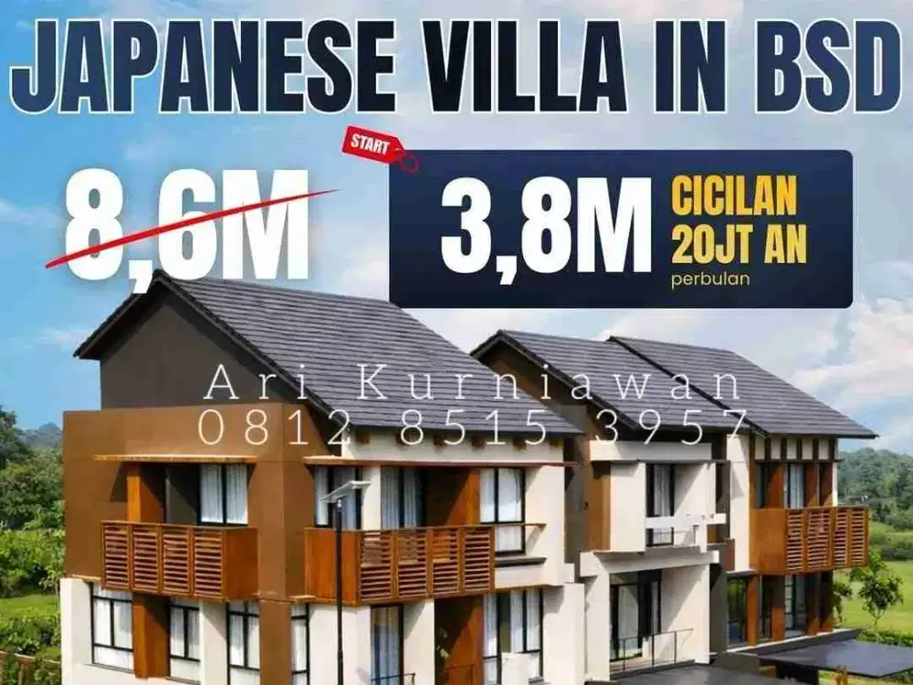 WYNYARD at Hiera BSD CITY hunian mewah 3 lantai tanpa DP full marmer & banyak bonus nya!