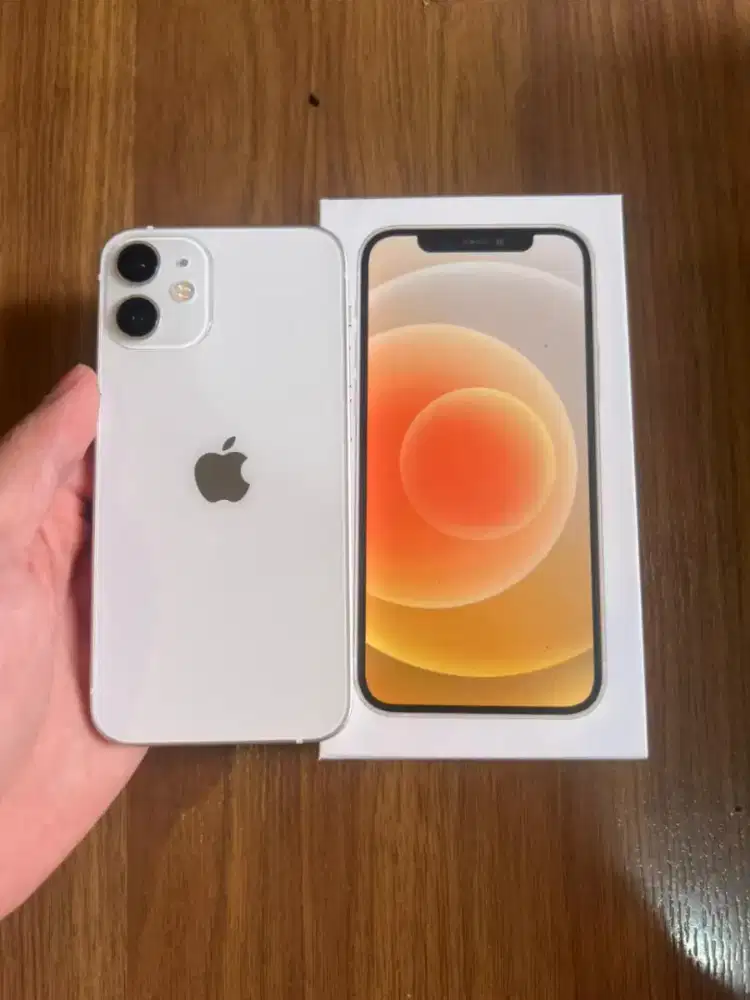 iPhone 12 Mini 64GB White Mulus Banget! Murah Nego Tipis