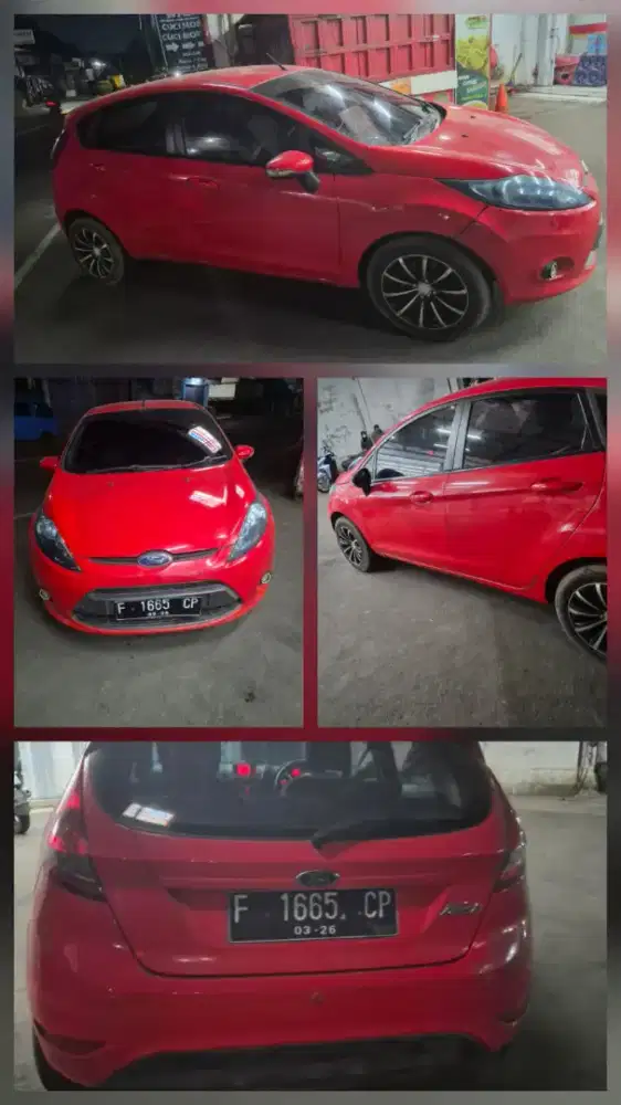 Jual cepat ford fiesta 2011 trend 1.4 matic merah