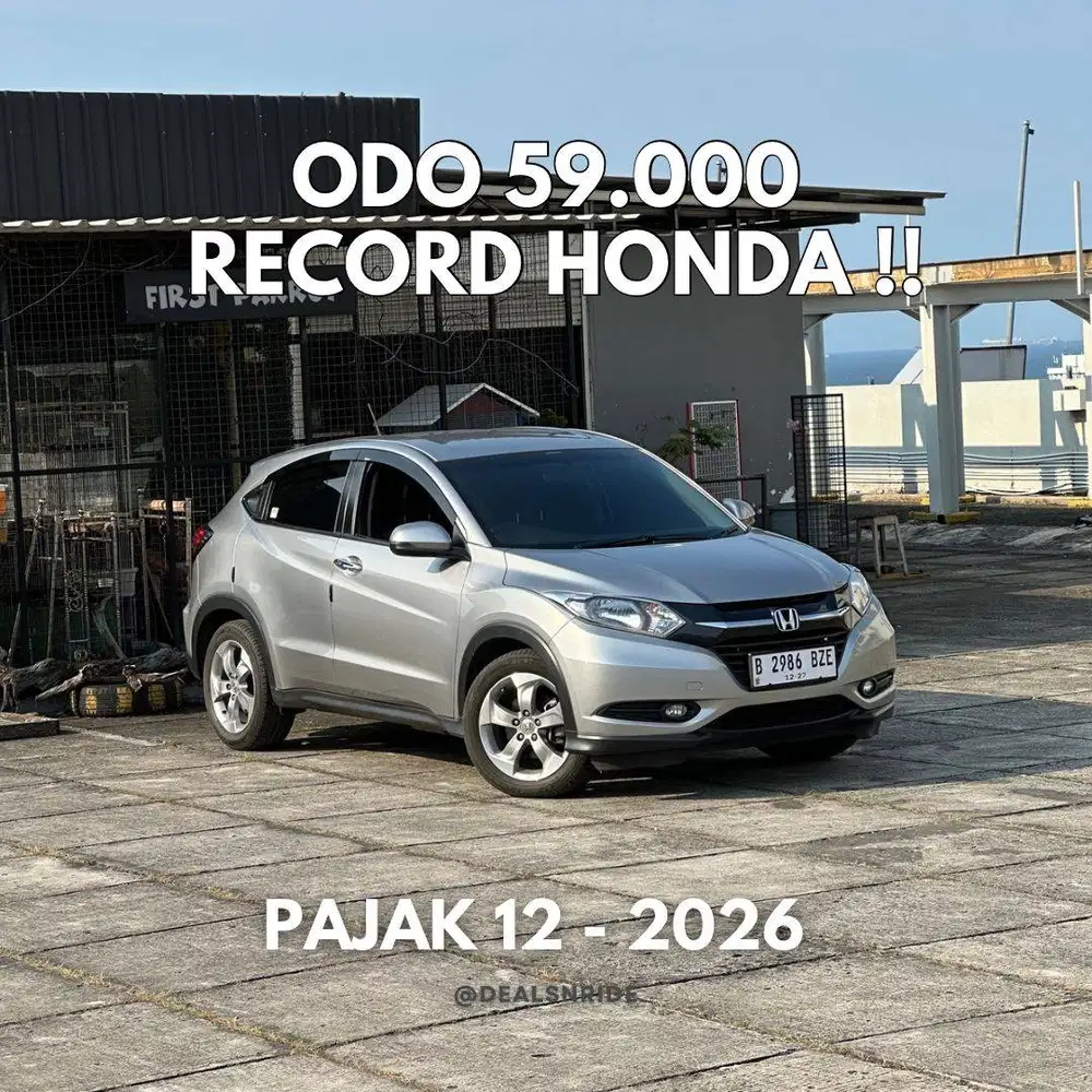 KM 59.000 ANTIKK !! PAJAK 12/2026 HONDA HRV E CVT 2017 TANGAN PERTAMA
