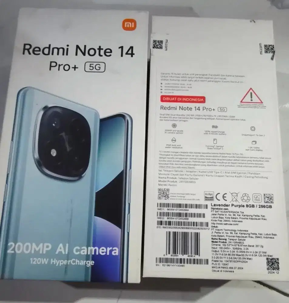 Jual cepat. Hp Xiaomi note 14 pro+ 5G