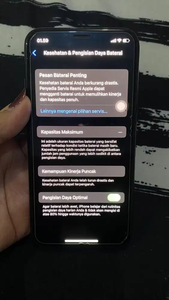Di jual iphone X 64gb