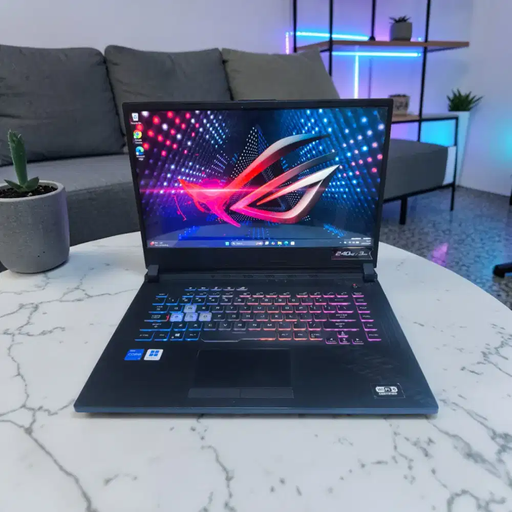 [Layar 240Hz] Laptop Gaming Asus ROG G512LVS Core i7-10870h SSD 512Gb