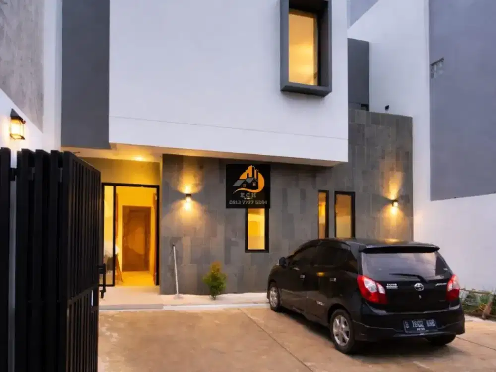 D43.DIJUAL RUMAH BARU MINIMALIS MODERN LOKASI TENGAH KOTA DI TEBET BARAT JAKARTA SELATAN