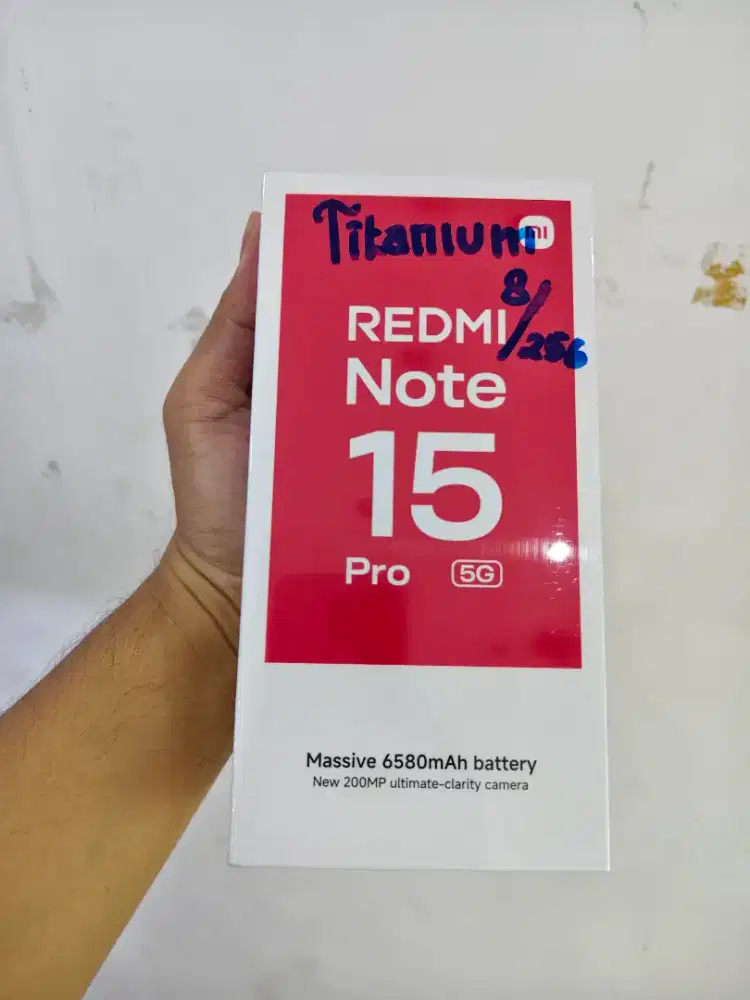 Redmi note 15 pro 5g 8/256 Neww segel