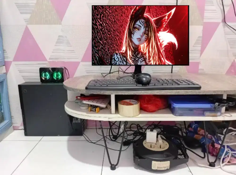 PC GAMING DESIGN + LCD + RAM 8 GB + VGA 1 GB + HD 500 GB + GAMES APP