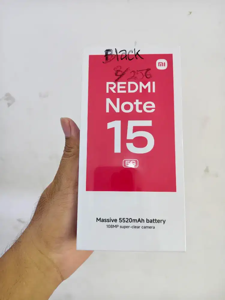 Redmi note 15 5g 8/256 newww segel