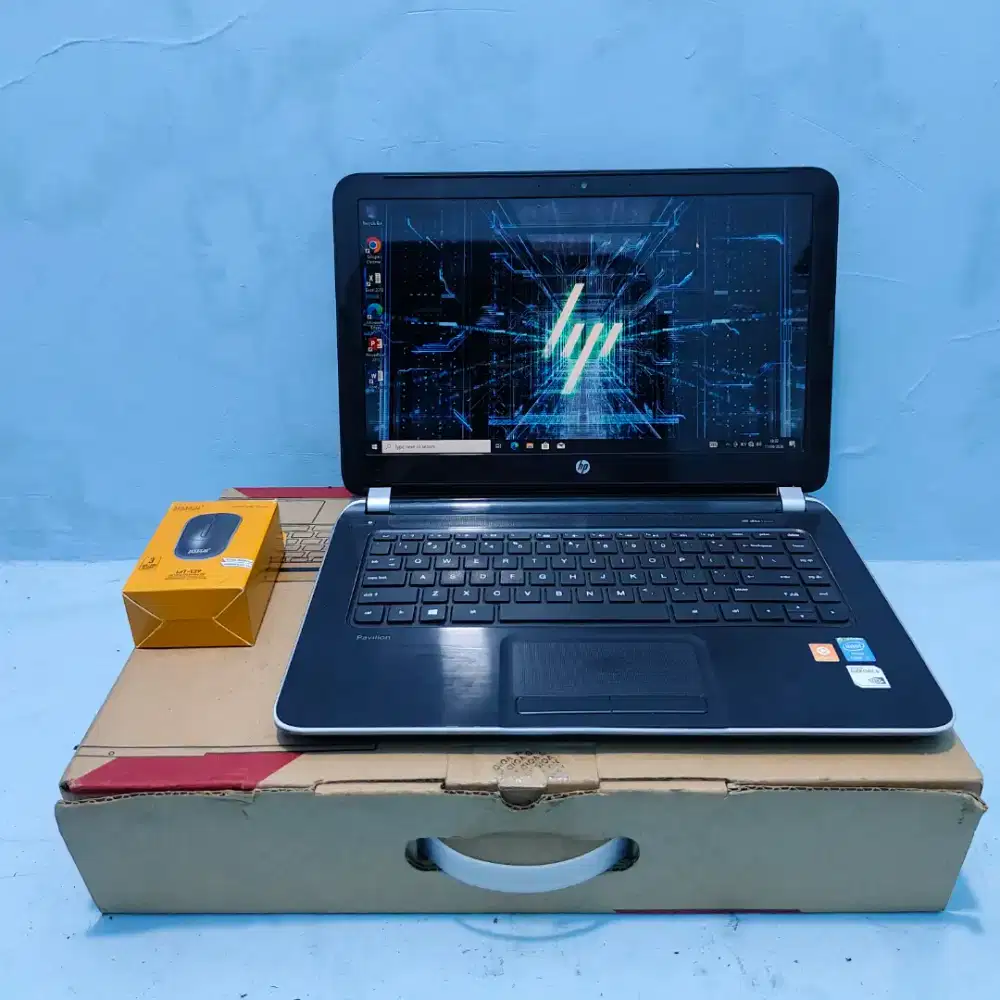 Laptop Gaming HP Pavilion Slim Core i5 Gen 4 Ram 12GB Dual VGA