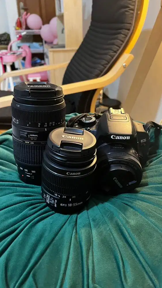 Canon 650D / Kiss X6i + Lensa Lengkap (Fix 50mm + Tele) – Mulus