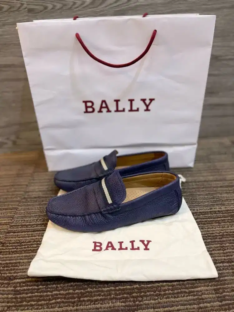 Bally Webler leather work shoes sepatu original size 41