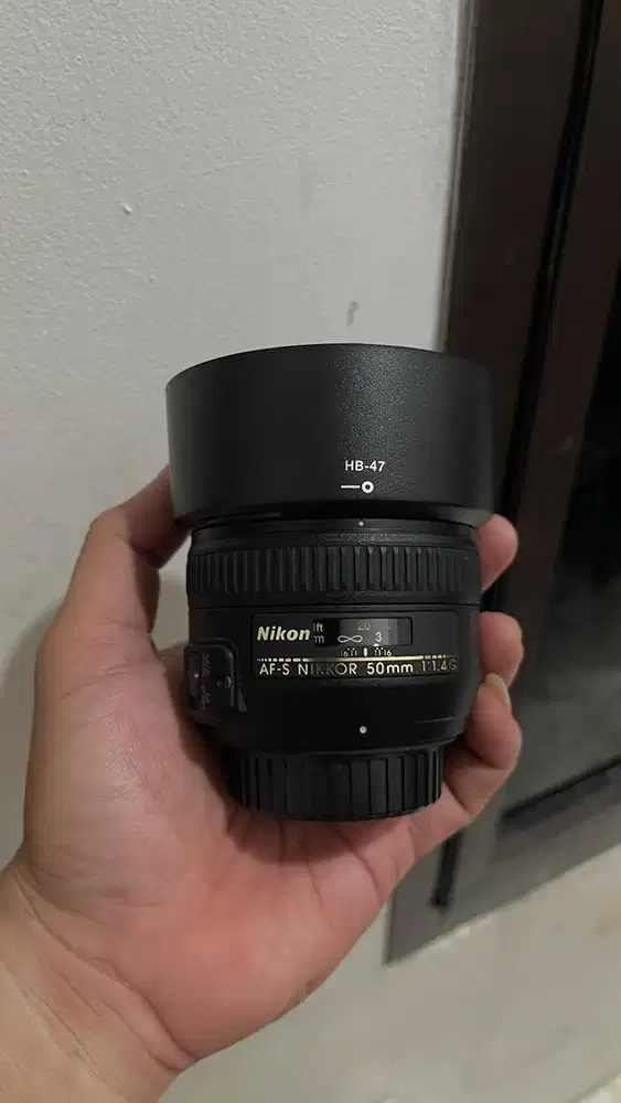 Lensa Nikon 50mm F1.4 Afs Like new