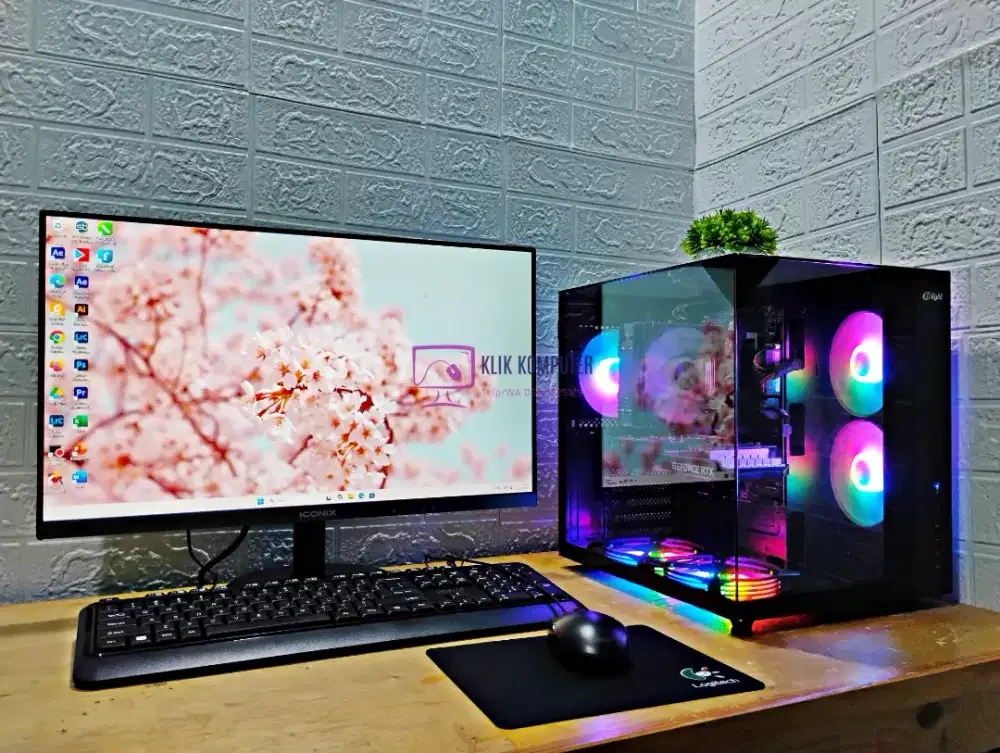 Paket PC Gaming Live Streaming Editing