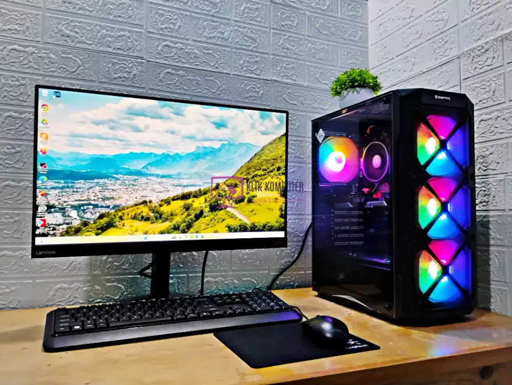 PC Ryzen5 Gaming Editing Hemat