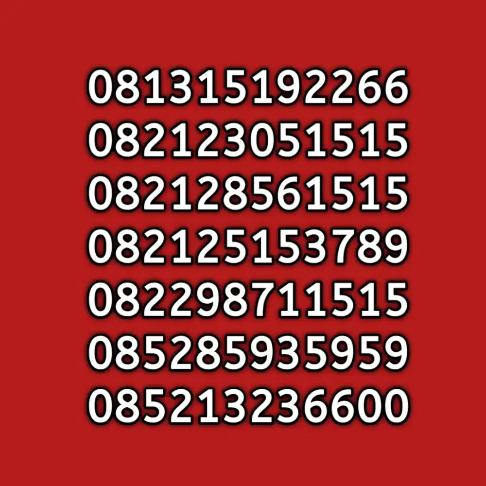 nomor cantik telkomsel simpati as