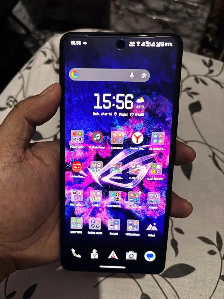 ASUS ROG PHONE 9 FE INTERNAL 256 GB GARANSI RESMI SEPTEMBER 2026