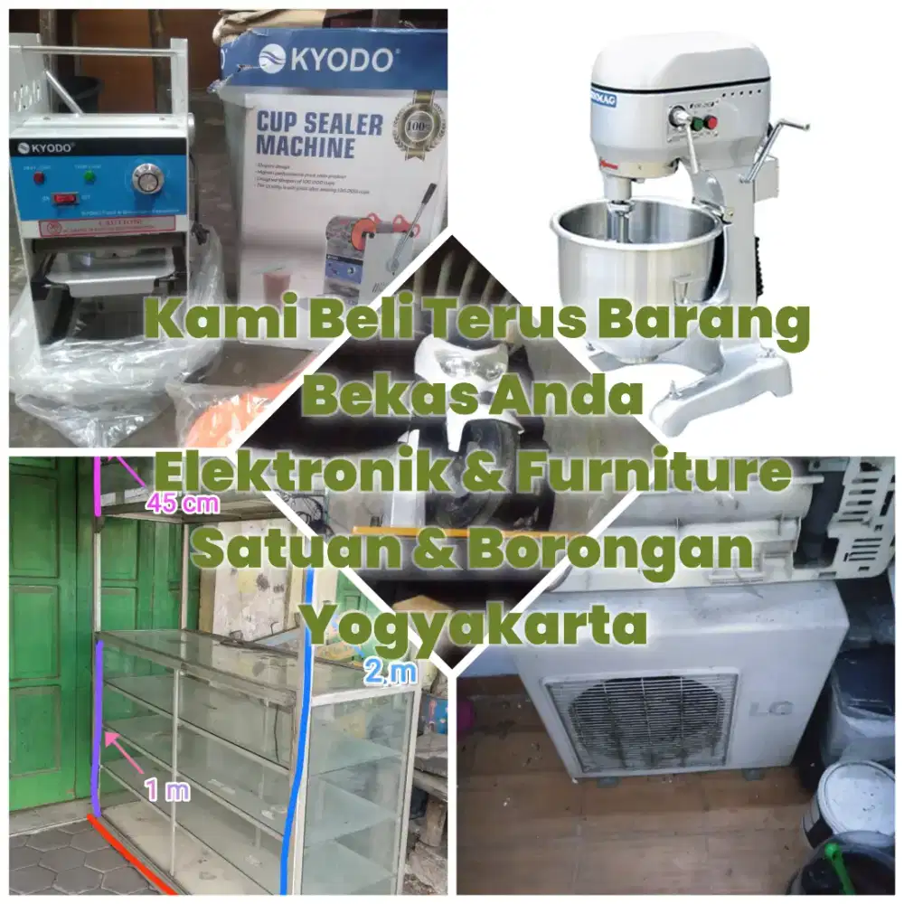 Tawarkan segera barang Bekas Toko , warung kelontong, Cafe dll