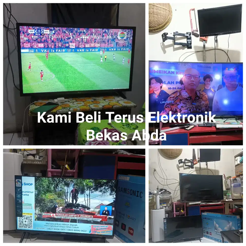 Terima Terus TV LED Bekas Anda Speaker, Tape, monitor dll