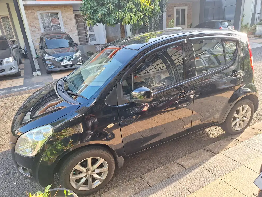 Suzuki Splash 2012 Bensin km dikit 77rb stnk telat 2x plat panjang 27