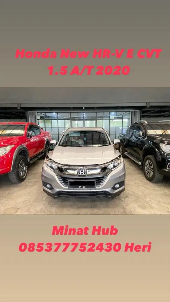 Honda HRV E CVT 1.5 A/T 2020/2021,Km 50rb