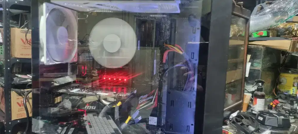 Cpu gaming core i7 6700 ram 16gb ssd 256gb hdd 1tb vga GTX 1060 6gb