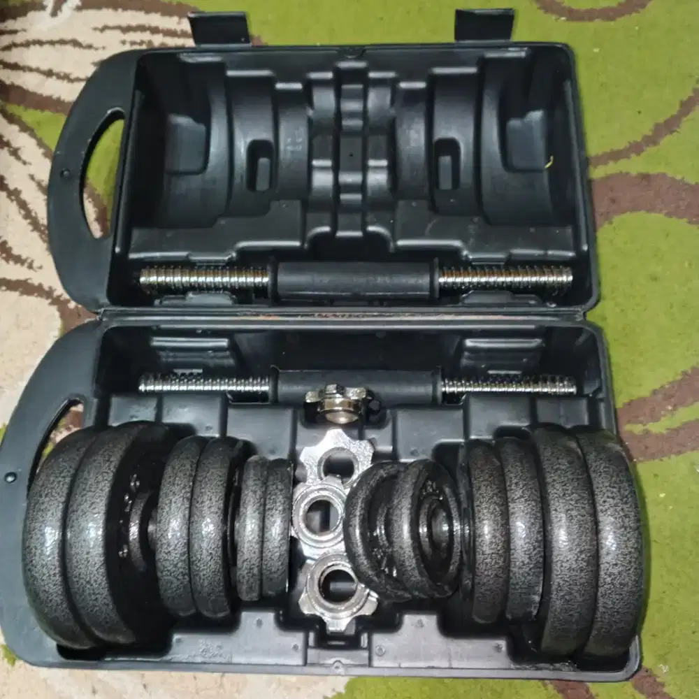 DUMBELL SET BESI BLACK CHROME 20 KG