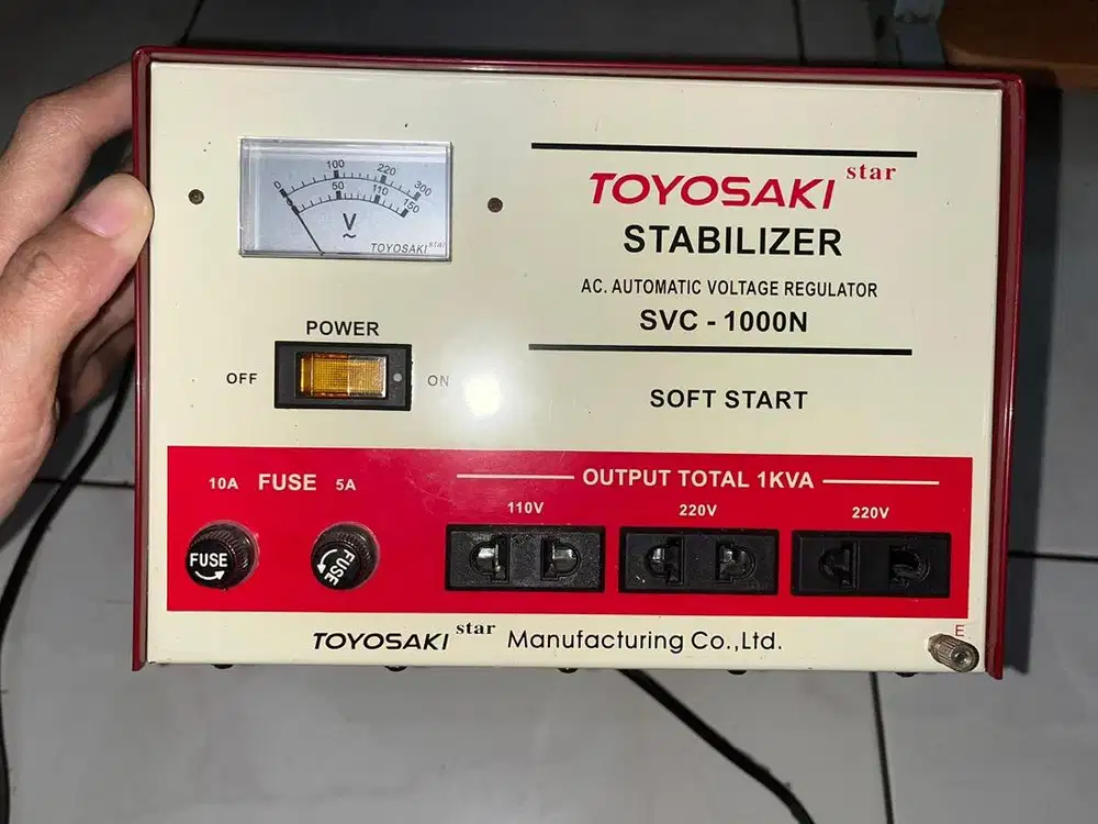 Stabilizer Toyosaki Stavol Penstabil Tegangan Daya Listrik Arus PLN