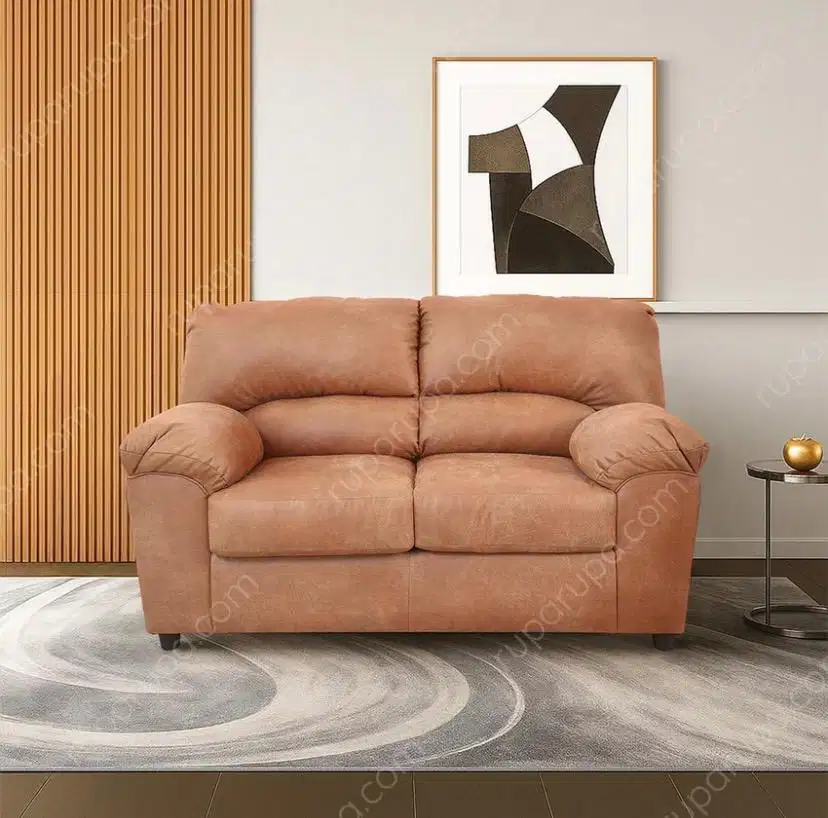 Ashley Norlou Sofa Fabric 2 Seater - Cokelat