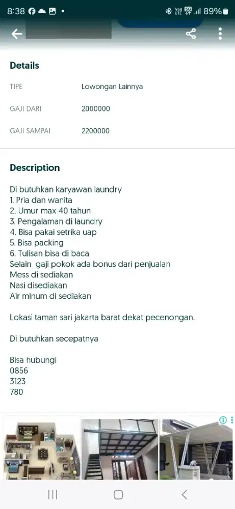 Dibutuhkan Karyawan Laundry cuci dan setrika uap