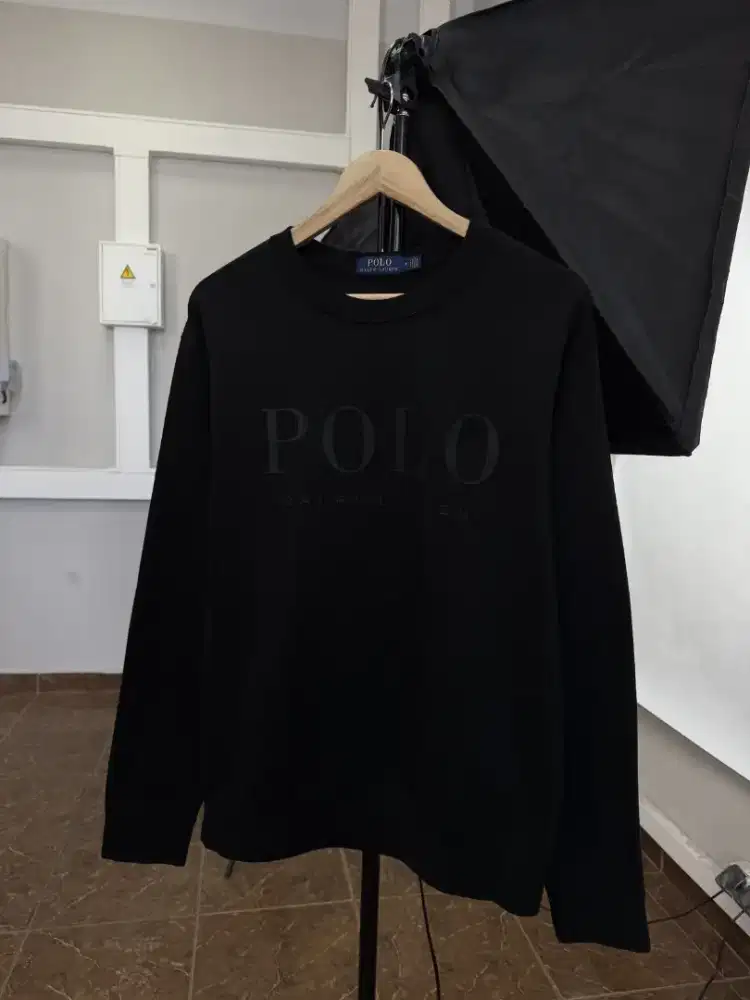 Jaket HD polo RL hitam Ukuran M