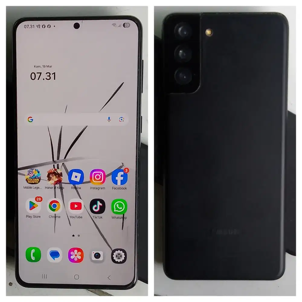 Samsung S21+ Plus 5G 8/256Gb Resmi Sein Normal