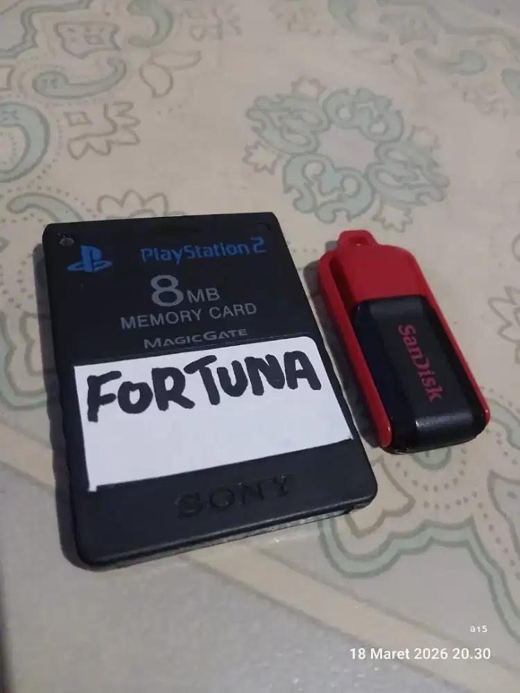 Mcboot Fortuna + flashdisk 4GB isi 3 games ps2