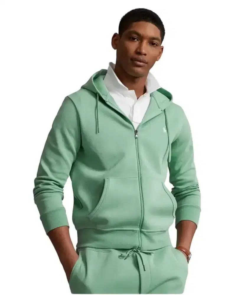 Jaket Zipper Hd Polo RL Ukuran M