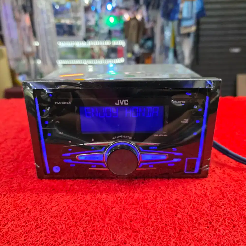 Head Unit JVC Pandora KW-R710H3 USB CD Aux Radio FM AM ex Honda Brio